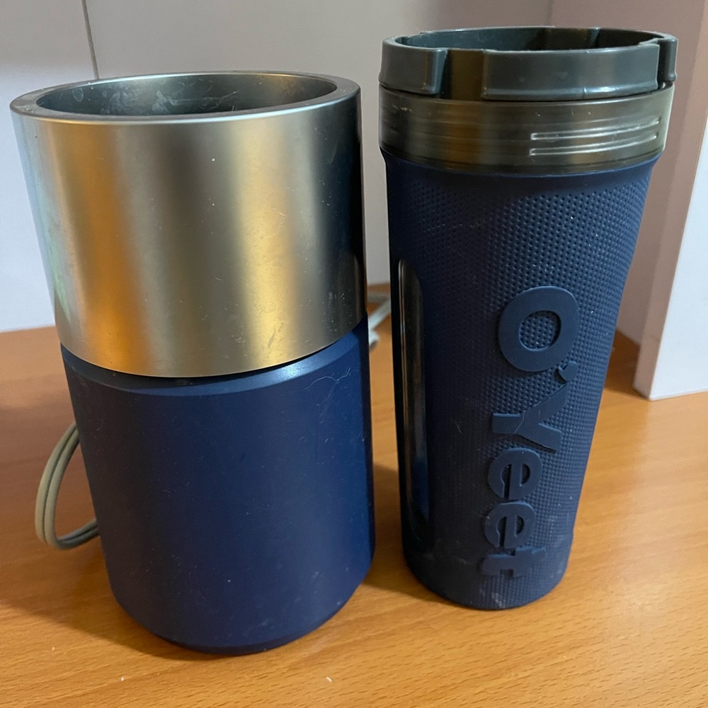 O'Yeet Blue and Silver Blender Set